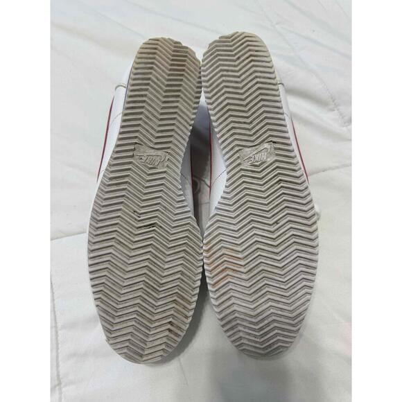 Nike Cortez '72 White Red Swoosh Blue Stripe Lace-Up Sneakers US 11 - Picture 9 of 9